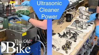 ⚙️ Deep Clean Revolution 🛠️ How Ultrasonic Cleaning Transforms Your Grimy Bike Parts! 🚴‍♀️💨