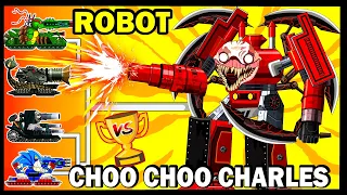 Transformers Choo Choo Charles vs Mutant Ninja Turtles Tank| Мультики про танки | Arena Tank Cartoon