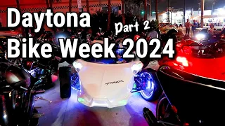 Daytona Bike Week 2024 Part 2... Watch until the end!!! Terrifying Experience in the Campagna T-Rex!