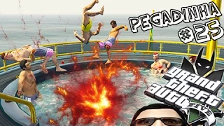 GTA V Online: Pegadinhas #25 - EXPLODINDO PLAYERS NO OFURÔ DO IATE [Prank]