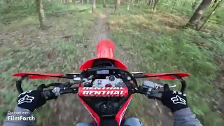 Crf450rl on tight single track