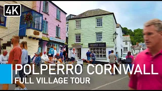 Walking Polperro, Cornwall, England | Village and Harbour Tour 4k Virtual Walk