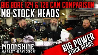Cam Shootout Series | Part 3 Big Bore 124 & 128 Cam Comparison with M8 Stock Heads