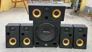 5.1 music systems with subwoofer ( 6” midrange speakers and tweeter)