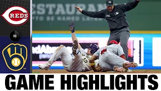 Reds vs. Brewers Game Highlights (9/10/22) | MLB Highlights