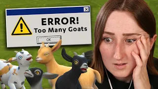 i broke the sims by placing 500 goats