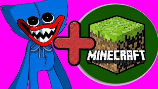 HUGGY WUGGY + Minecraft = Poppy Playtime and FNF animation