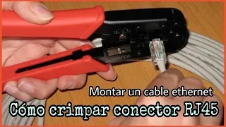 CÓMO CRIMPAR UN CONECTOR RJ45 | CONSTRUCCIÓN CABLE ETHERNET