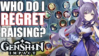 Who Do I Regret Raising In Genshin Impact?