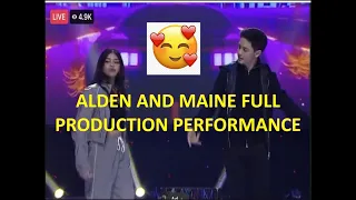 ALDEN RICHARDS AND MAINE MENDOZA FULL PRODUCTION PERFORMANCE