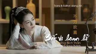 [OST Kính Song Thành] Bất vi hoan hỉ《不为欢喜》- Trương Bích Thần 张碧晨 | Vietsub/Pinyin |《镜双城 OST》