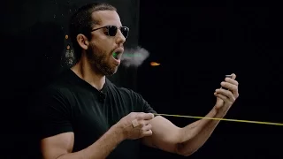 David Blaine catches a bullet in his mouth | David Blaine