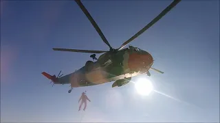 Last flight of Belgian Air Force Seaking Mk48 RS04