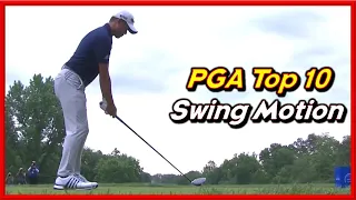 PGA Top10 "Collin Morikawa" Powerful Swing & Driver-Iron Slow Motions from Various Angles