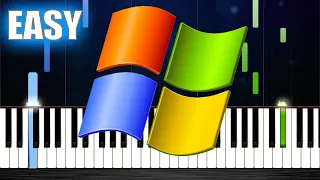 Windows XP Startup and Shutdown Sound - EASY Piano Tutorial