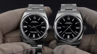 Rolex Oyster Perpetual 36 New VS Old 116000 VS 126000 Black Dial