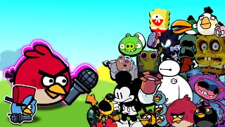 FNF VS Angry Birds - Missing Eggs But Different Characters Sing It 🎵(Everyone Sings)(NEW CHARACTERS)