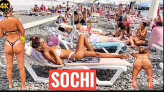 4K SOCHI BEACH WALK 2023 | SUMMER LIFE IN RUSSIA DURING SANCTIONS