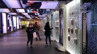 The Star Avenue entrance to Lotte's department store and duty free store