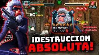 ¡Hit Monkey En Rango 3 Es Destrucción Absoluta! - ¡Atacante, Defensor Y Meta Legend Run! - MCOC