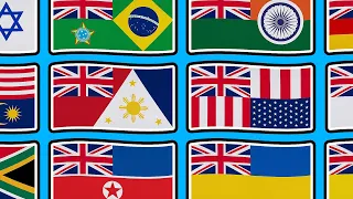Flag Animation but Every Country is British 🇬🇧