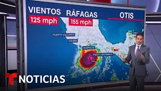 Huracán Otis se intensifica rápidamente y amenaza a Acapulco | Noticias Telemundo