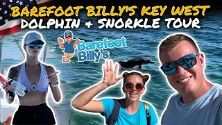 Brilliant Dolphin and Snorkelling Tour Key West with Barefoot Billys! 🐬