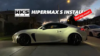 Installing HKS HIPERMAX Coilovers on my GR86!!