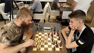 Костянтин Борсук IM, UKR - Владислав Фіщук FM, UKR. Saint Charbel Chess Cup'23.