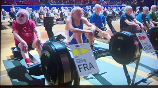 Men’s 90+, Women’s 85+. 2020 World Rowing Indoor Championships (2000m) Paris, France.