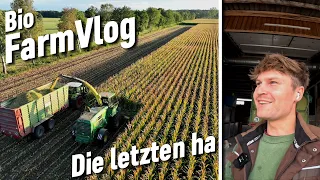 180 ha Mais sind ab  + Soja einlagern / Vlog 53