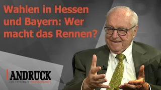 Andruck der Pressetalk - Wahlen in Hessen und Bayern: Wer macht das Rennen?