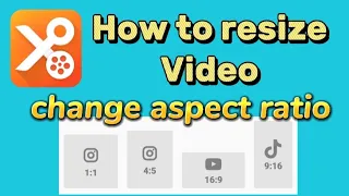 how to resize your video with YouCut video editor app