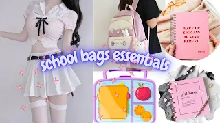 12 Back to SCHOOL ESSENTIALS for High School Girls✨🎀|| school bags essentials