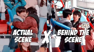 True Beauty | Actual scene ✗ BTS | Seojun vs Suho hugged each other [True beauty Ep 7 BTS Engsub]