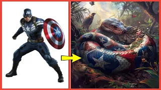 AVENGERS but SNAKES VENGERS ⚡ All Characters (marvel & DC) 2024