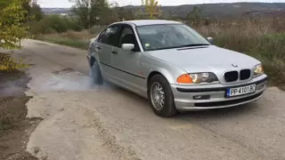 Bmw E46 318i burnout