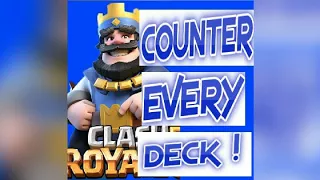 HOW TO COUNTER EVERY DECK - ROCK,PAPPER & SCISSORS TRIANGLE THEORY | Clash Royale