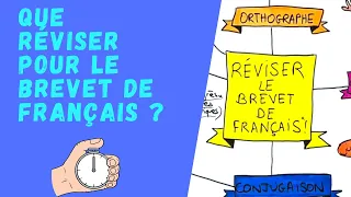 BREVET de FRANÇAIS : le programme de révisions !