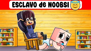 Siendo ESCLAVO por 24 HORAS... 😫😭 BEBÉ NOOB en MINECRAFT