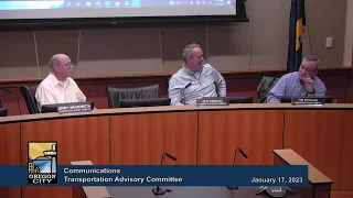 Transportation Advisory Committee (TAC)  -  January 17, 2023