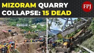 Mizoram Quarry Tragedy: 15 Killed in Landslides, Cyclone Remal Complicates Rescue Efforts