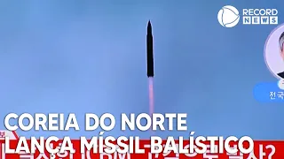 Coreia do Norte lança míssil balístico de longo alcance