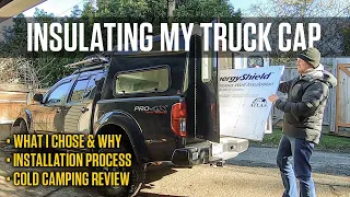 Rigid foam insulation in my topper: install & impressions