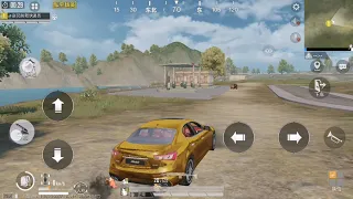 Golden Maserati Ghibli launch control in PUBG (Game For Peace)