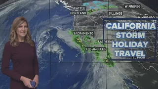 California Storm Watch: Tracking rain & snow, weather timeline, holiday travel impact