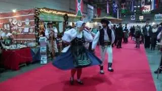 Traditional dance from Slovakia at the Bazaar International de Luxembourg 2013