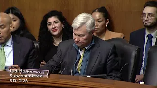 Sen. Whitehouse Questions Witnesses in a Judiciary Hearing on AI in Criminal Investigations