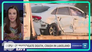 Police: Overnight crash becomes homicide investigation after driver shot and killed in Lakeland