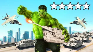 FRANKLIN BECOMES THE HULK & FIGHTS ARMY in GTA 5